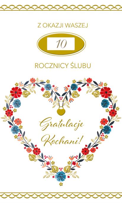 LAURKA DL POLMAK Z KÓŁKAMI PRZESUWNYMI ROCZNICA ŚLUBU