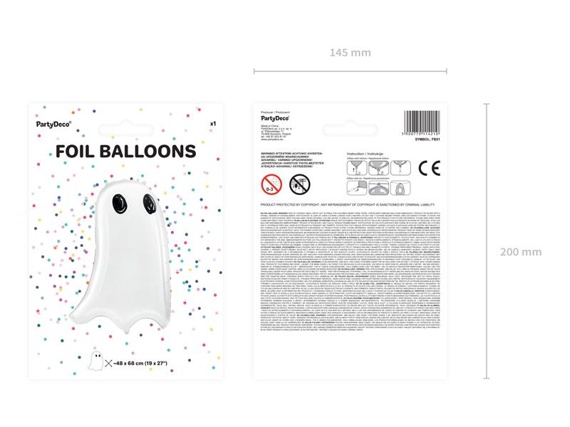 BALON FOLIOWY DUCH HALLOWEEN