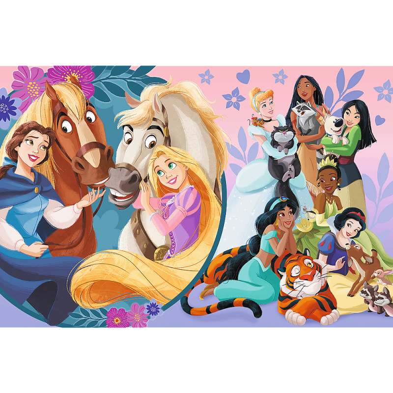 PUZZLE 24 TREFL MAXI UŚMIECH PRZYJAŹNI.PRINCESS