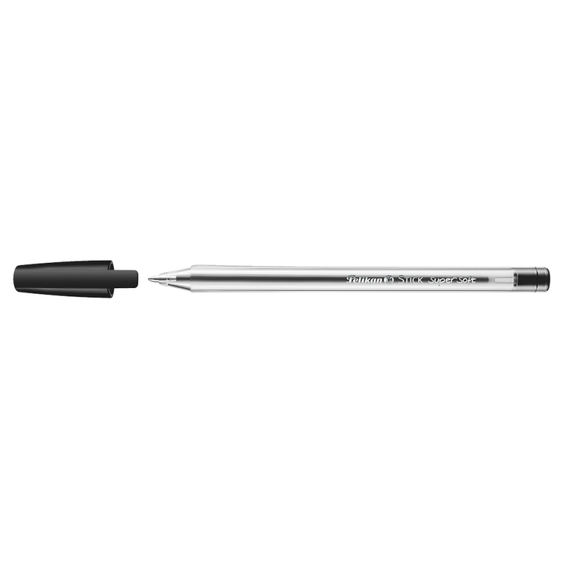 DŁUGOPIS PELIKAN STICK SUPER SOFT K86 CZARNY D50