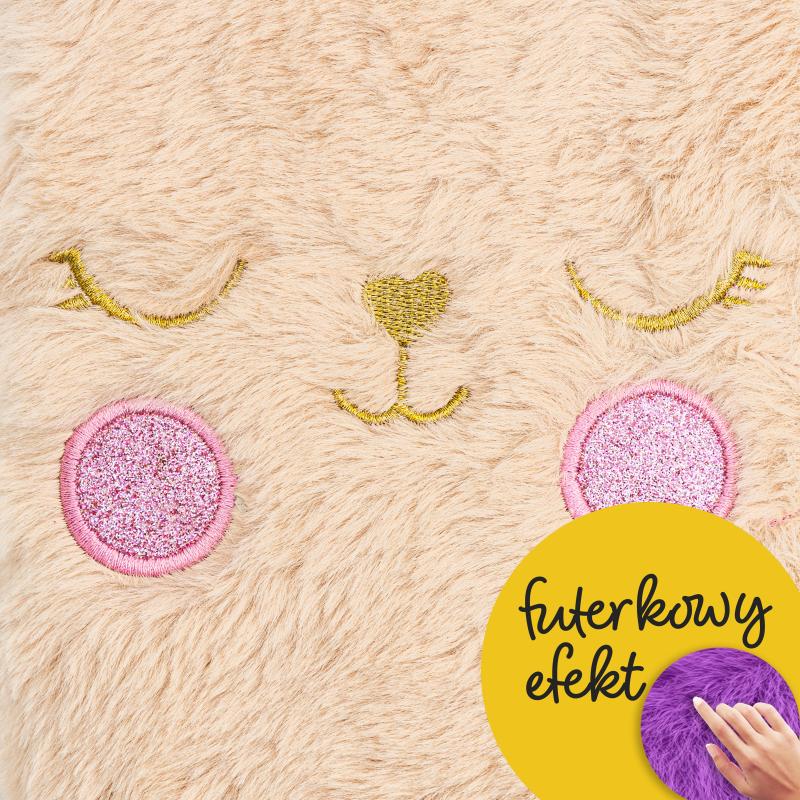 PIÓRNIK POJEDYNCZY JEDNOKLAPKOWY ASTRABAG FLUFFY BUNNY BEIGE