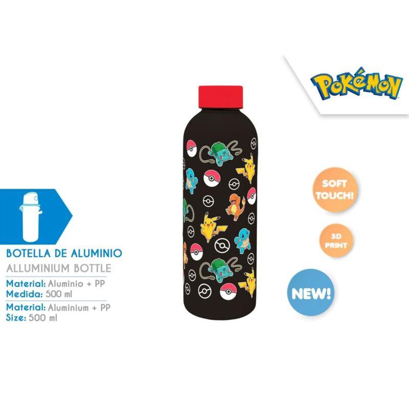 BIDON 500ML 3D POKEMON ZE STALI NIERDZEWNEJ