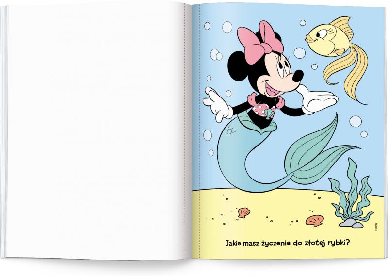 KSIĄŻECZKA MINNIE.MALUJ WODĄ