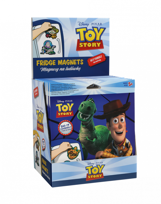 MAGNES NA LODÓWKĘ - MIX 2 WZORÓW TOY STORY DISNEY CORE