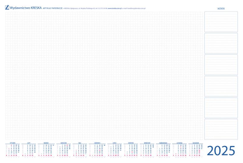 KALENDARZ PODKŁAD A2 (PLANER)