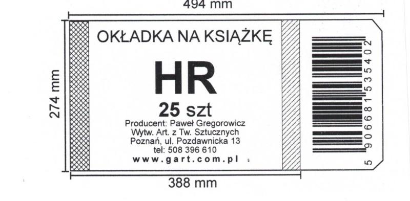 OKŁADKA HR GREGOROWICZ WYS.27,4 A/25