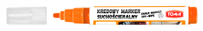MARKER SUCHOŚC.KREDOWY 4,5MM POMARAŃ.