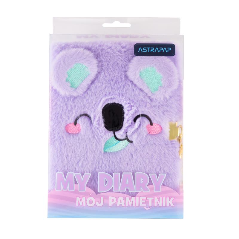 PAMIĘTNIK Z KŁÓDKĄ ASTRAPAP SWEET KOALA A5 96k