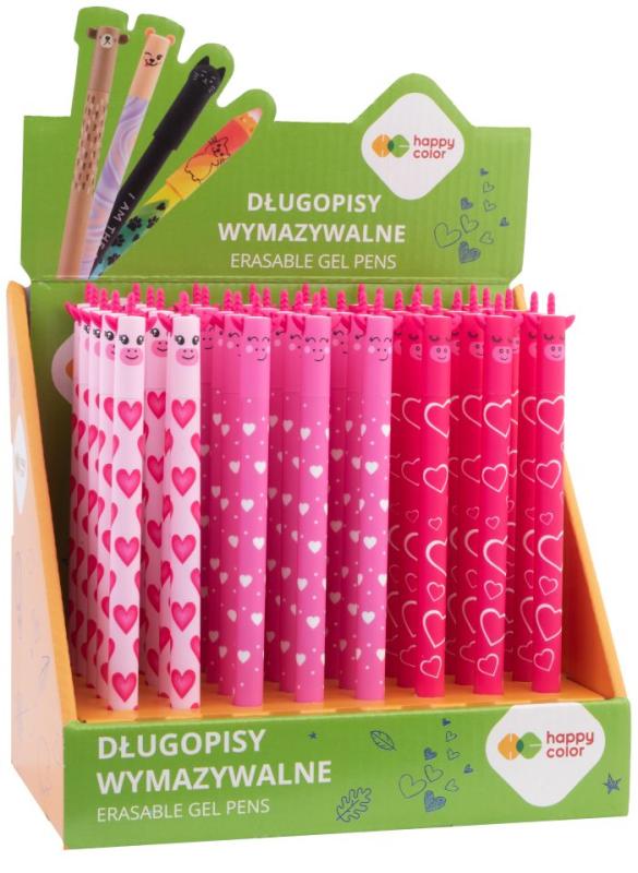 DŁUGOPIS WYMAZYWALNY USZAKI PINK UNICORN 0.5MM NIEBIESKI A/40 GDD