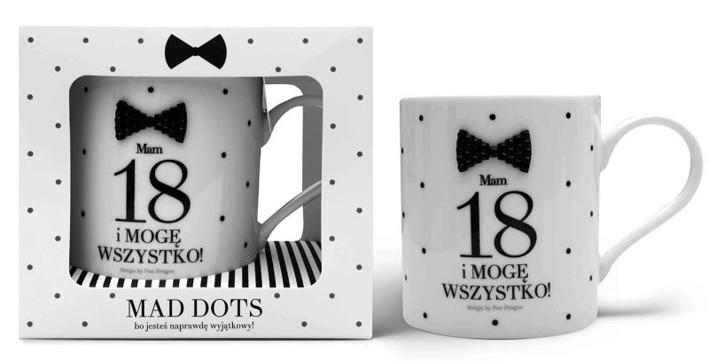 KUBEK MAD DOTS - 18 PAN DRAGON