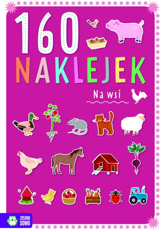 KSIĄŻECZKA 160 NAKLEJEK W1 NA WSI