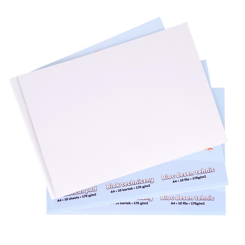 BLOK TECHNICZNY A4 10K 170G STWOREK STRIGO