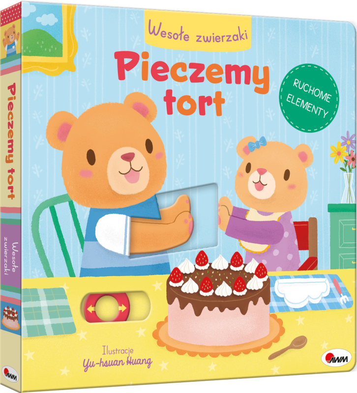 KSIĄŻECZKA WESOŁE ZWIERZAKI PIECZEMY TORT