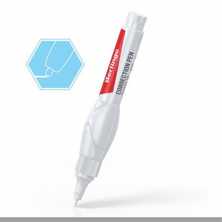 KOREKTOR BERLINGO W PIÓRZE 8ML A/12 PLASTIKOWA KOŃCÓWKA
