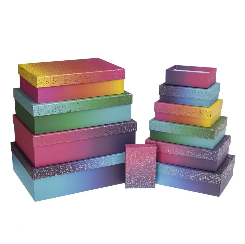 ZESTAW PUDEŁEK PUG-24218-PR-HS SET 10 PCS