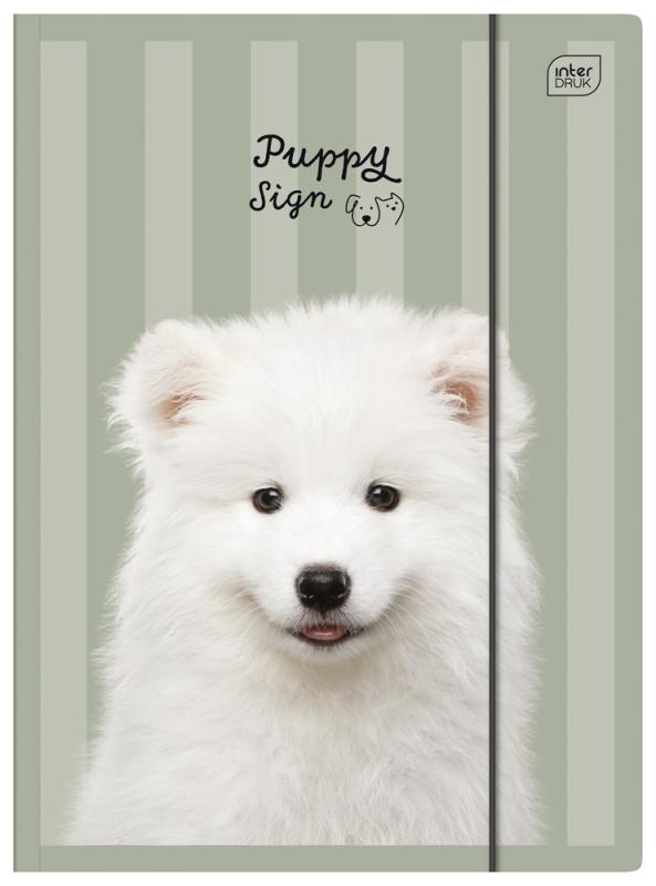 TECZKA Z GUMKĄ A4+ INTER PUPPY SING