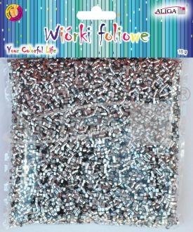 WIÓRKI FOLIOWE WF-02 SREBRNE 15G