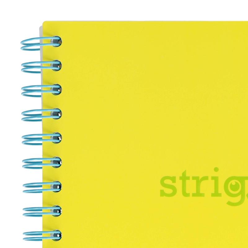 KOŁOZESZYT B5/100# NEON ŻÓŁTY 80G STRIGO