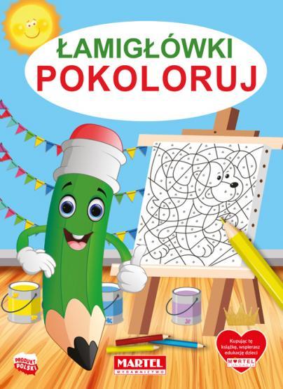 KSIĄŻECZKA ŁAMIGŁÓWKI - POKOLORUJ