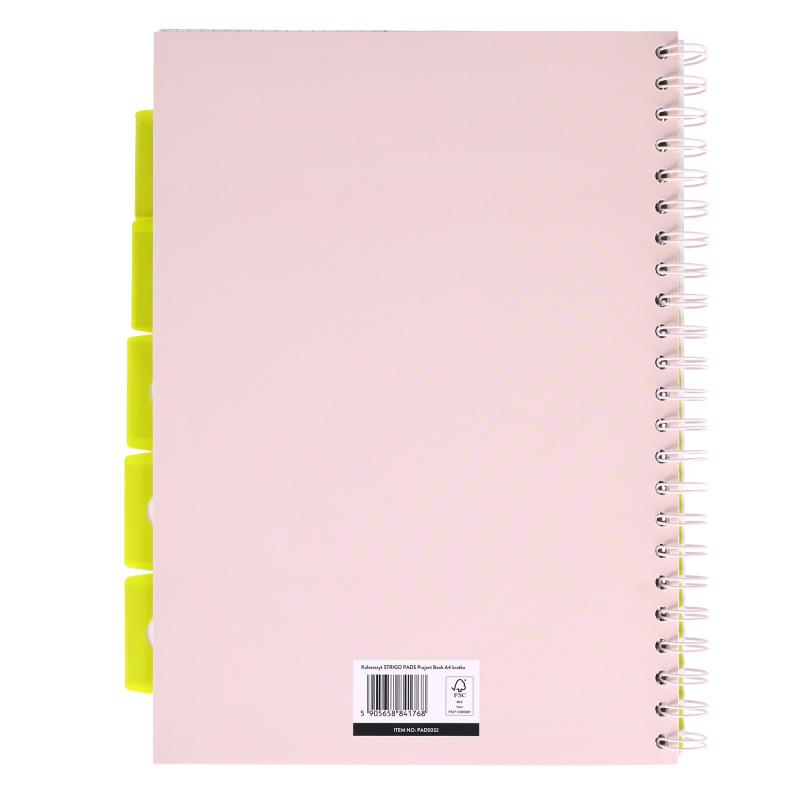KOŁOZESZYT A4/100# PASTEL BEŻOWY 80G