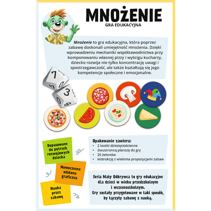 GRA TREFL MNOŻENIE MAŁY ODKRYWCA