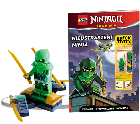 KSIĄŻECZKA LEGO NINJAGO. NIEUSTRASZENI NINJA