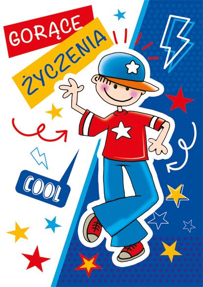 LAURKA B6B POLMAK BROKAT SERDECZNE ŻYCZENIA DZIECIĘCE