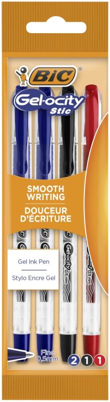 DŁUGOPIS BIC GELOCITY STIC AST 0,5 A4