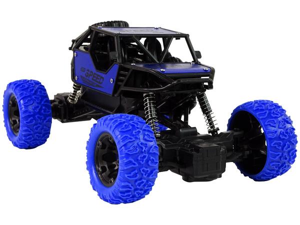 AUTO ZDALNIE STEROWANE TERENOWE R/C 1:18 NIEBIESKIE