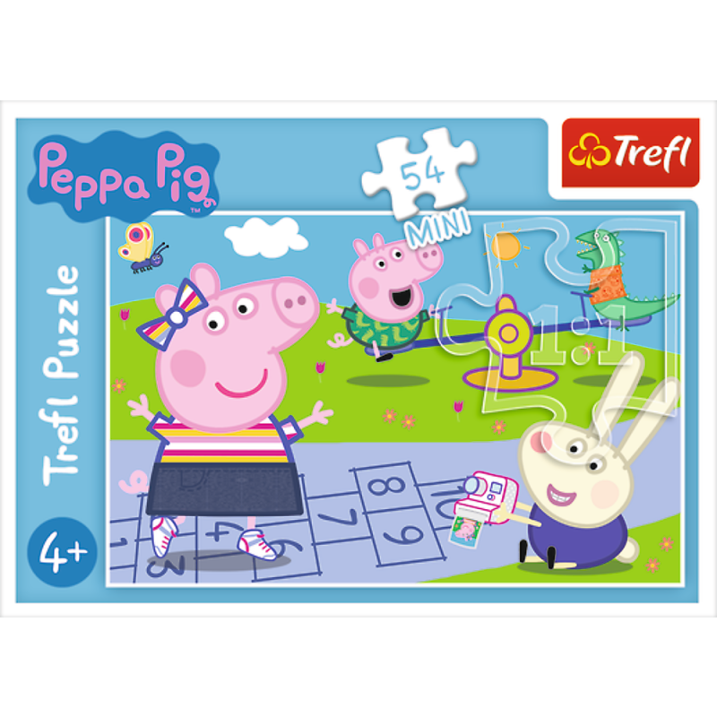 PUZZLE 54 TREFL MINI WESOŁY DZIEŃ ŚWINKI 19625,19626,19627,19628