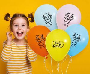 BALONY KICI KOCIA PASTEL12 A/5