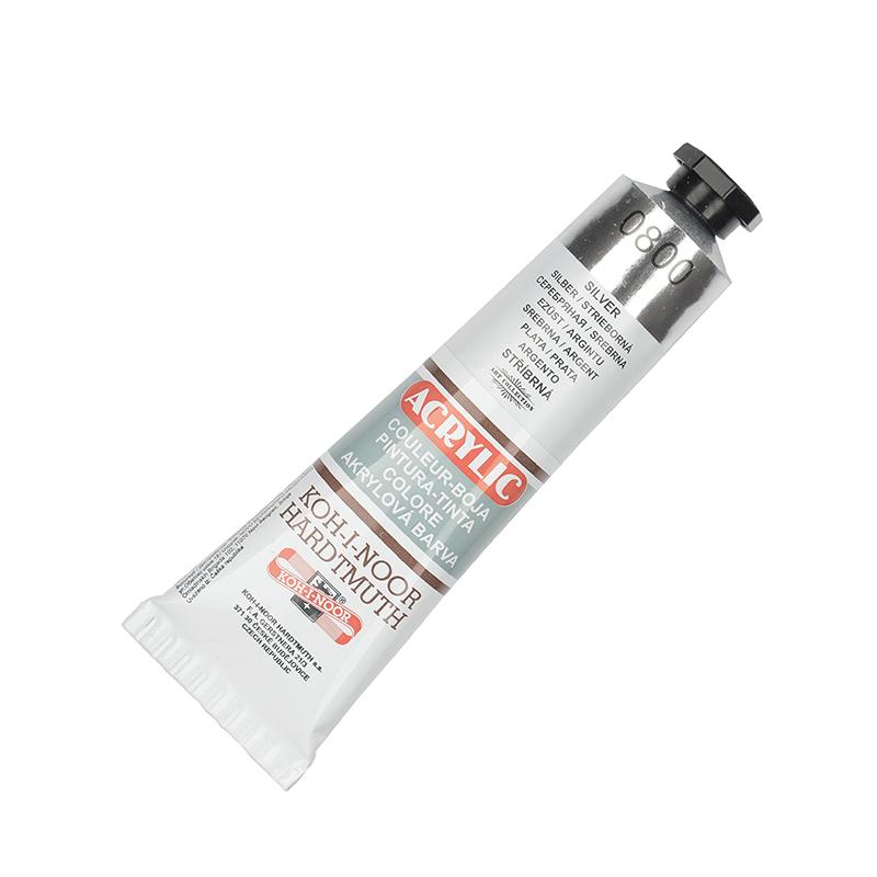 FARBY AKR.KOHINOR SREBRNA 40ML.