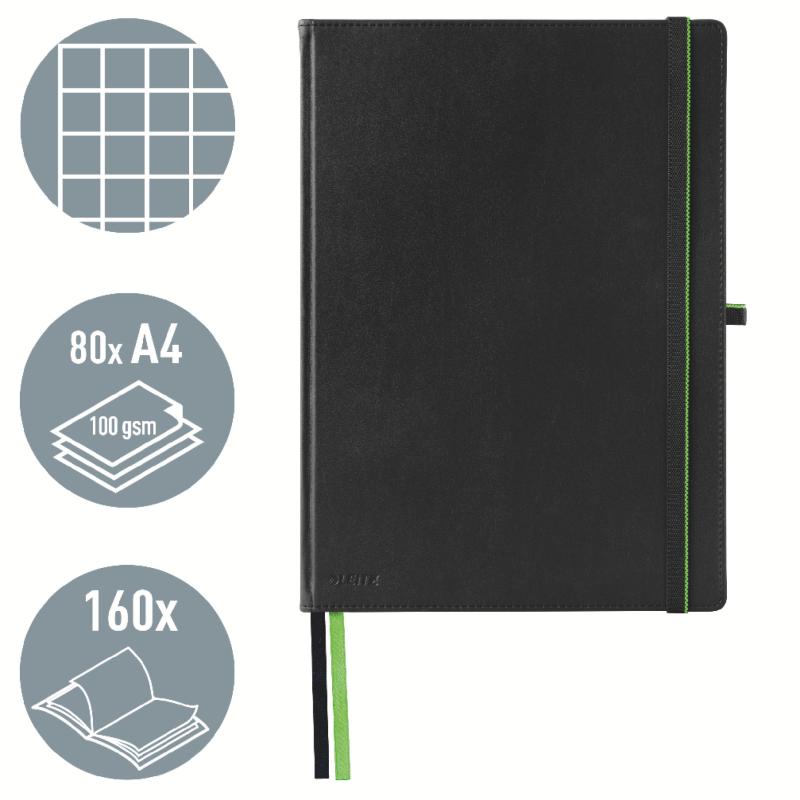 NOTATNIK LEITZ COMPLETE A4 CZARNY