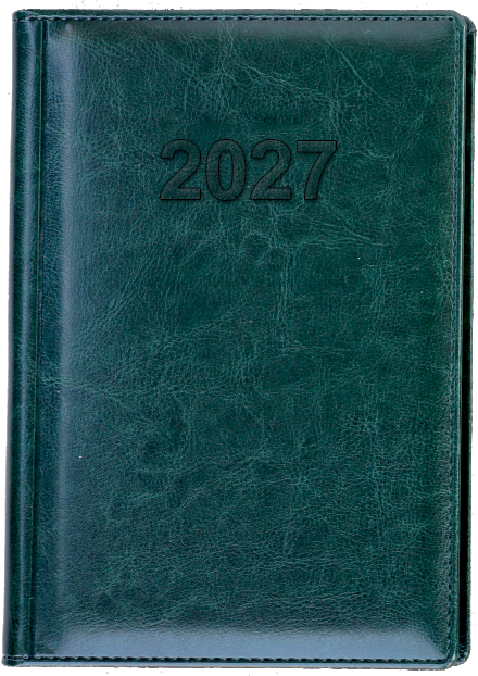 KALENDARZ KSIĄŻKOWY A5 DZIENNY K7 LUX 2027