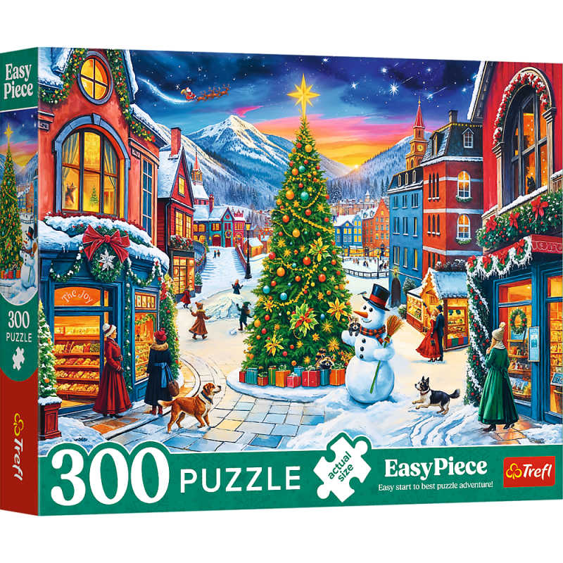 PUZZLE 300 TREFL ŚWIĄTECZNE MIASTECZKO