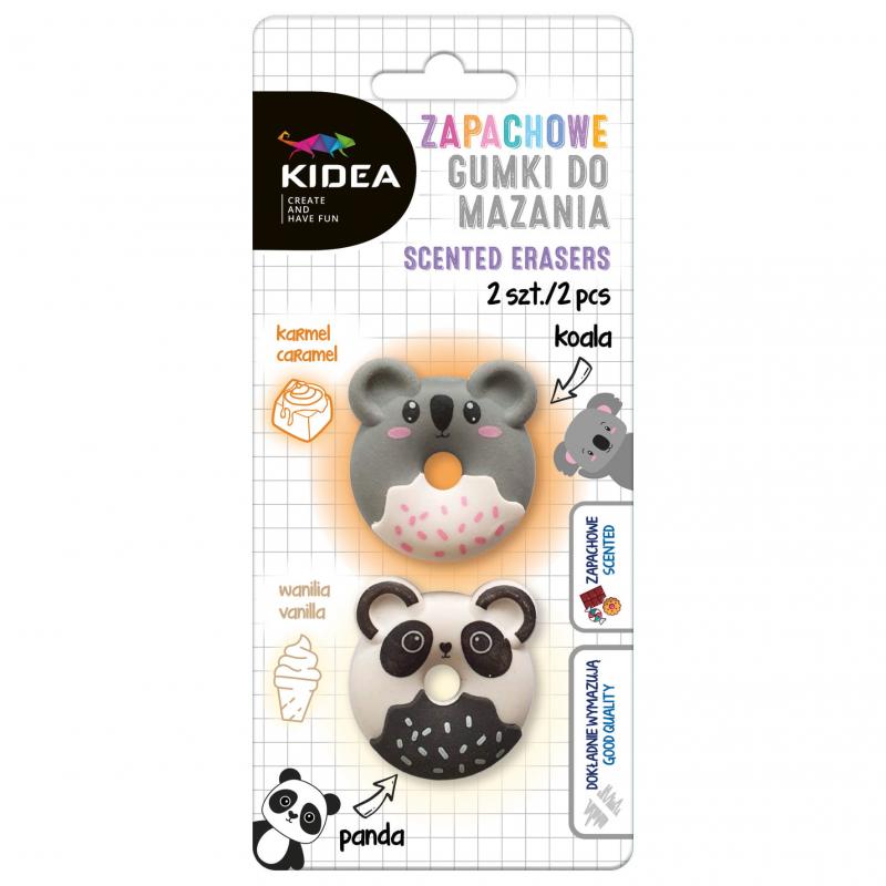 GUMKA DO MAZANIA ZAPACHOWA PANDA KOALA 2 SZT KIDEA