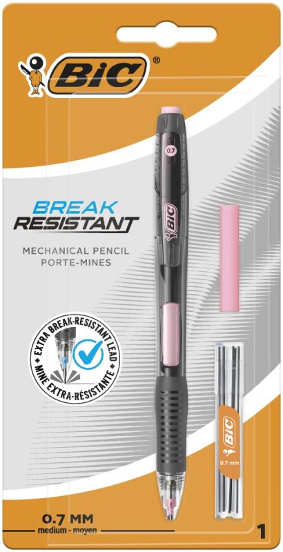 OŁÓWEK AUTOMATYCZNY BIC Z GUMKĄ BREAK RESI 0,7 B1+6+1