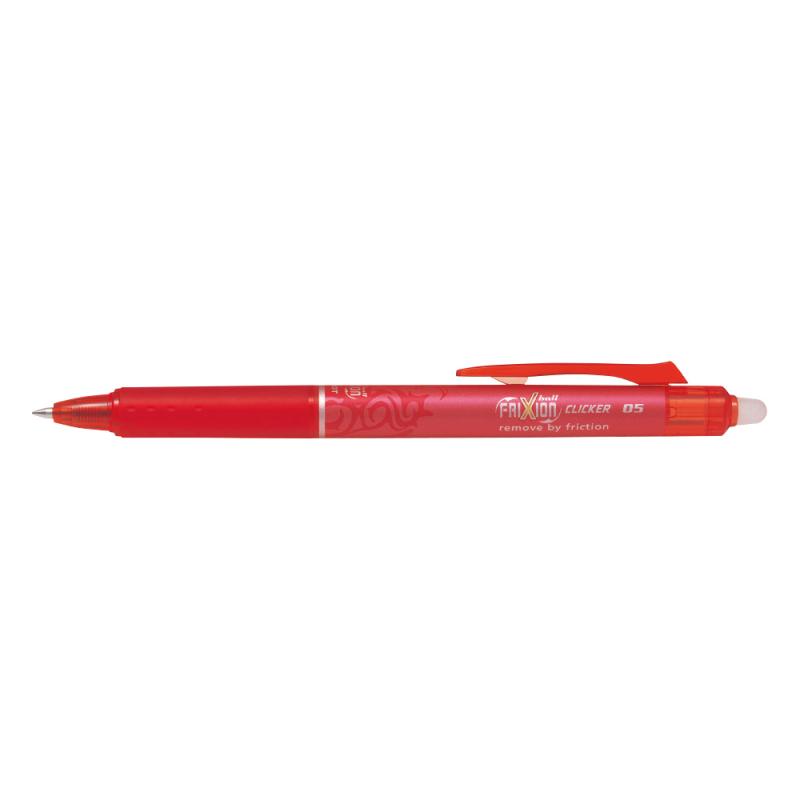 PIÓRO KULKOWE PILOT FRIXION CLICKER 0,5 CZERWONE