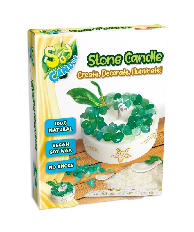 ZESTAW KREATYWNY STWÓRZ SWOJĄ ŚWIECĘ STONE CANDLE STRIGO