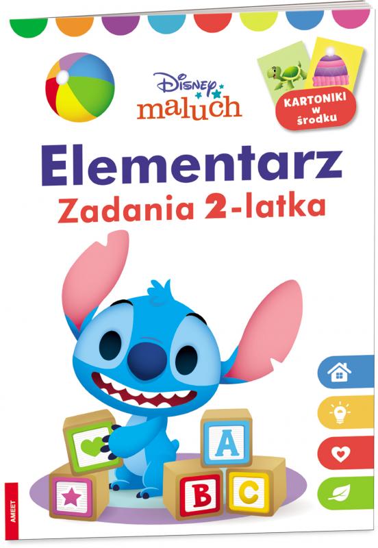 KSIĄŻECZKA DISNEY MALUCH. ELEMENTARZ. ZADANIA 2-LATKA