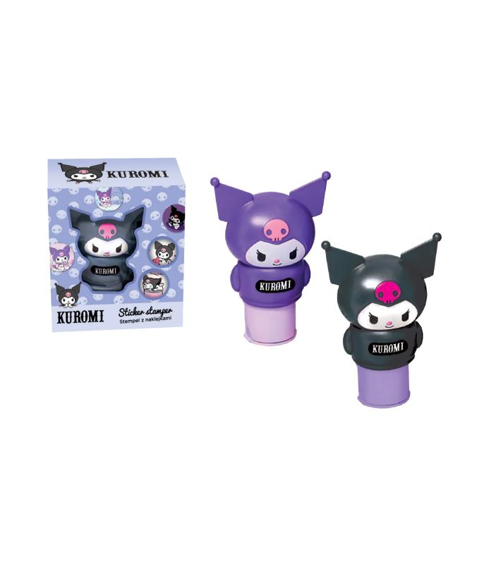 STEMPEL Z NAKLEJKAMI - MIX 2 WZORÓW KUROMI