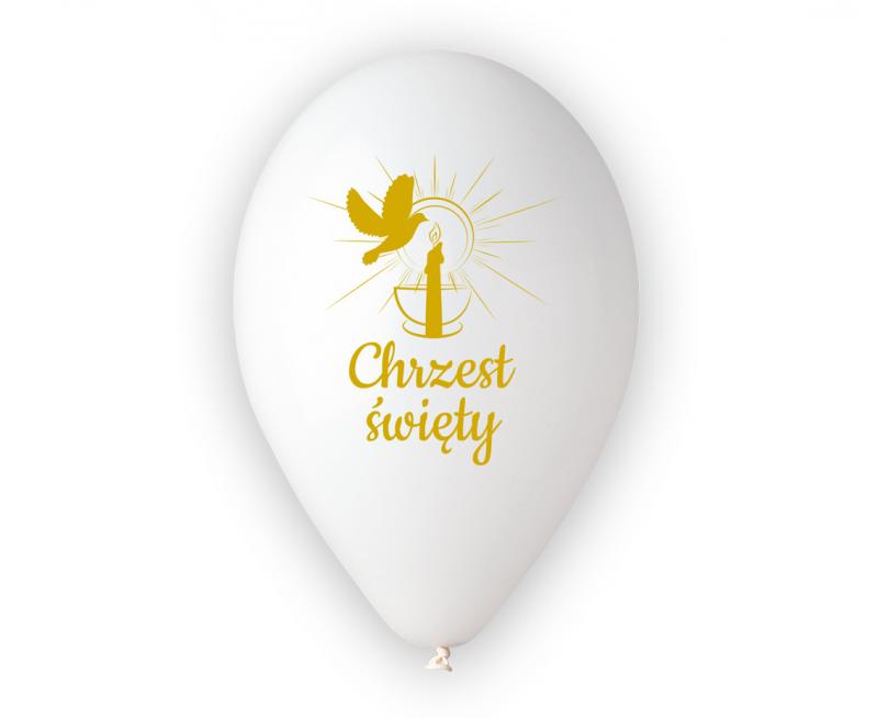 BALONY PREMIUM HEL CHRZEST ŚW.ŚWIECA 13'' A'5