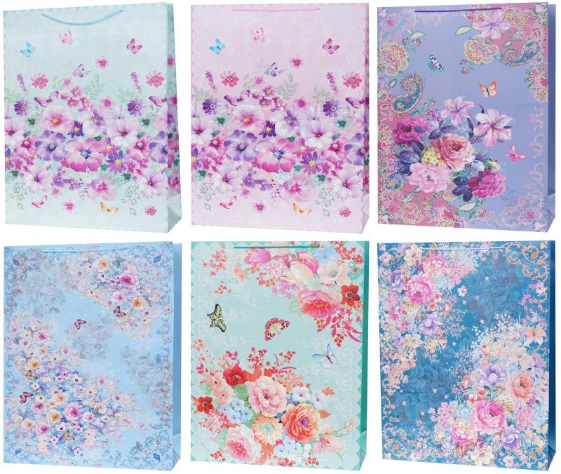 TOREBKA OZ.LUX PASTEL KWIAT GIGANT 51x72x18
