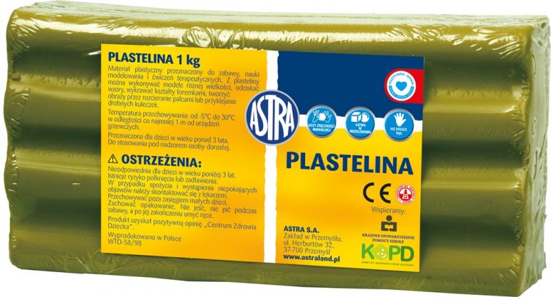 PLASTELINA 1KG ASTRA OLIWKOWA