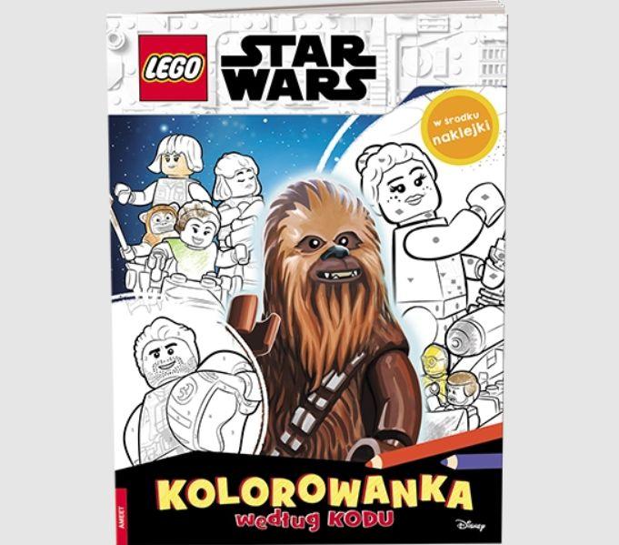 KSIĄŻECZKA LEGO STAR WARS. KOLOROWANKA WEDŁUG KODU