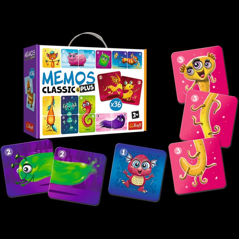 GRA TREFL MEMOS CLASSIC&PLUS UROCZE POTWORKI