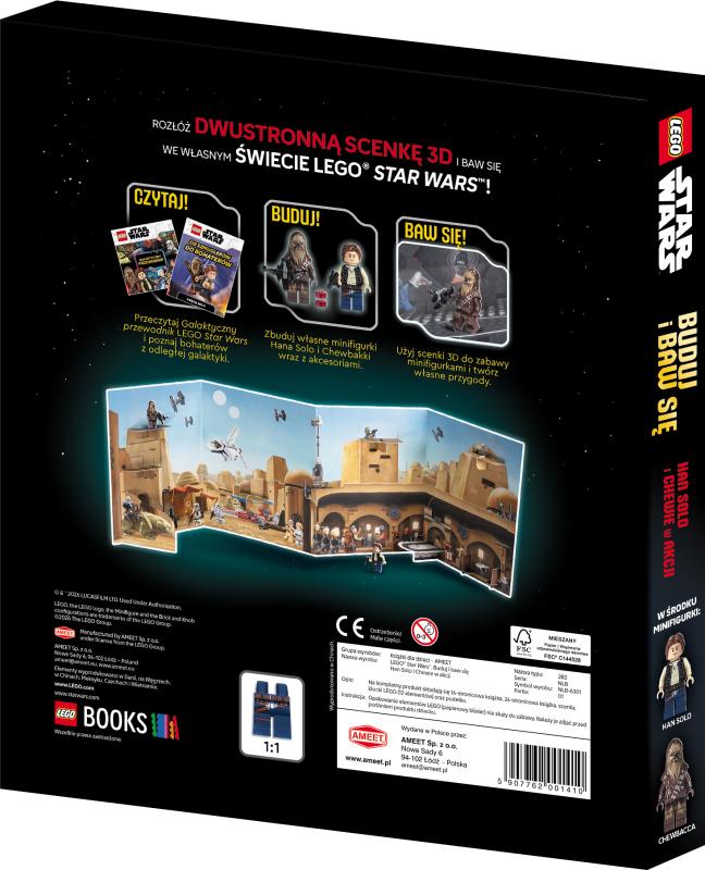 KSIĄŻECZKA LEGO STARS WARS.HAN SOLO I CHEWIE W AKCJI