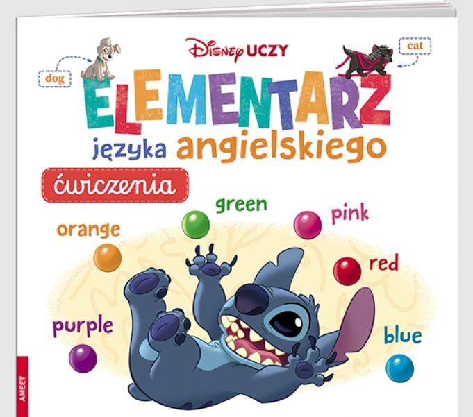KSIĄŻECZKA STITCH DISNEY UCZY MIX. ELEMENTARZ JĘZYKA ANGIELSKIEGO ĆWICZENIA BANER