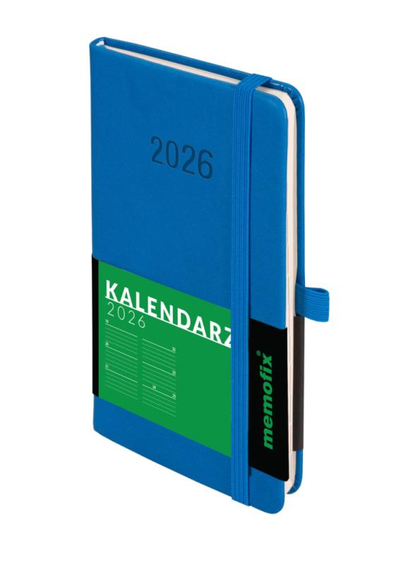 KALENDARZ A6 MEMOFIX TDW NIEBIESKI