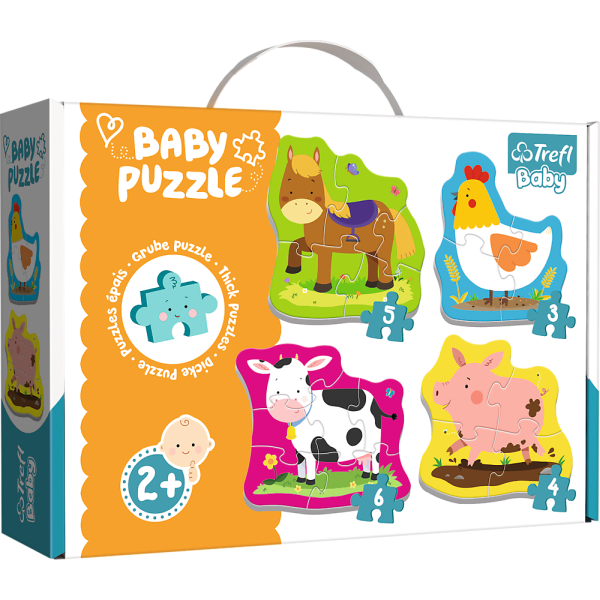 PUZZLE BABY CLASSIC ZWIERZĘTA NA WSI